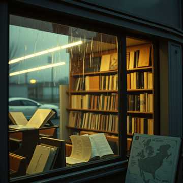 Rain In The Bookstore cover art